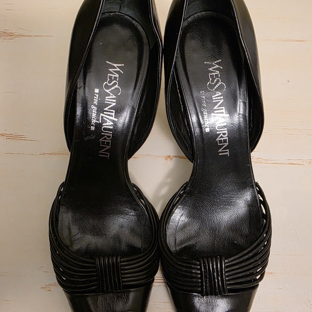 Yves Saint Laurent Black Heels - Picture 3 of 6